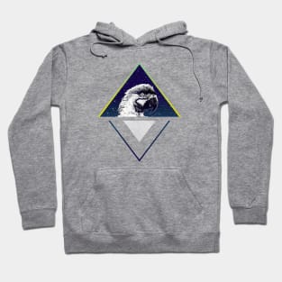 Modern Design Space Macaw Parrot Hoodie